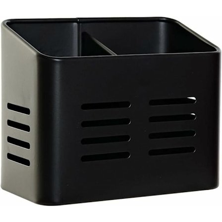 Opvaskestativ - Holder - Bestik og Organizer - Holder - Dobbelt køkkenredskaber - Stål (430 sort hardware)