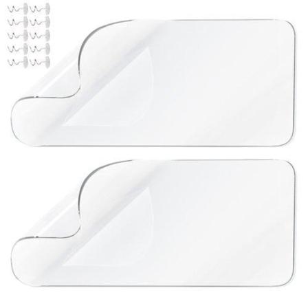 2-pack Klösskydd / Rivskydd - Självhäftande Transparent