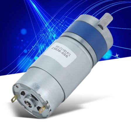 Planetgear Motorreduktion Stabil Ydeevne Stor Drejningsmoment Lav Støj DC Gearmotor 24V til Hjemmekontor Robotter 1600RPM