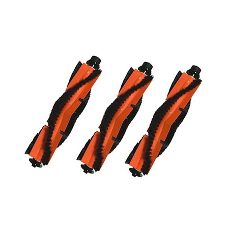 3 stk Sentralbørste Robotstøvsuger Abir X5/x6/x8/s6 Støvsugerdeler Hovedbørste Rengjøring