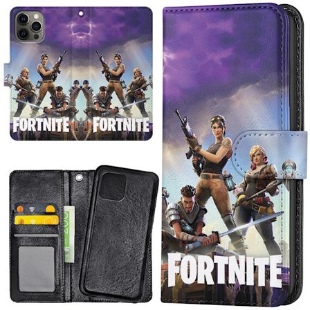 iPhone 12 Pro Max - Plånboksfodral/Skal Fortnite