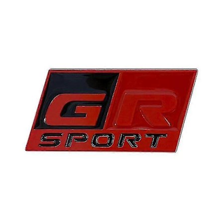 3D-metalli GR-logo auton etuosäleikän embleemi ja takaluukun tarra Toyota Yaris Ch R Rav4 Corolla Revo Hilux GR Sport -tarvikkeille