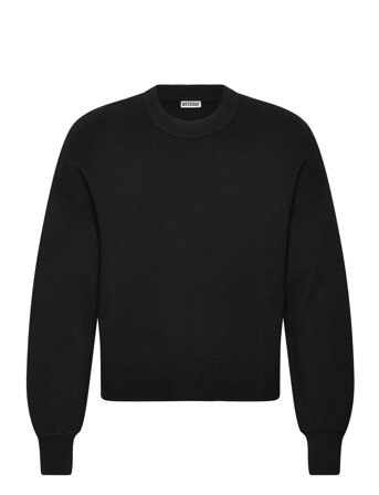 Weekday Relaxed Boxy Knitted Sweater - Black - M