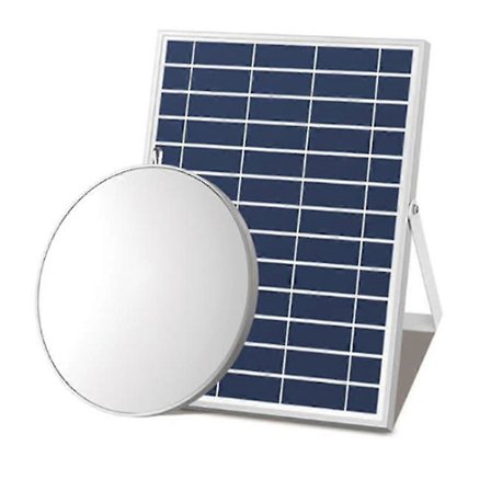 LED Solcelle Hengelampe Utendørs Innendørs Solenergi Lampe med Linje Pære Skur Lys Belysning for Hjem Hage Hage D