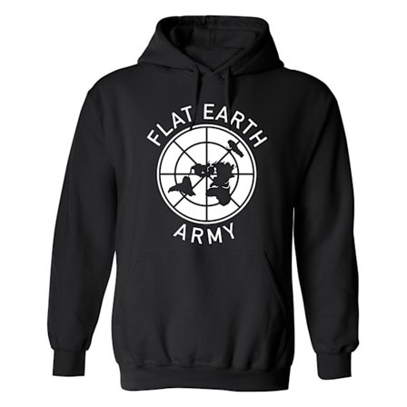 Flat Earth Army - Huppari / Collegepaita - MIEHET