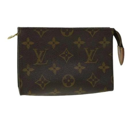 Louis Vuitton Vintage, Pre-owned Canvas pouches Bruin, Dames, Maat:ONE Size,leer