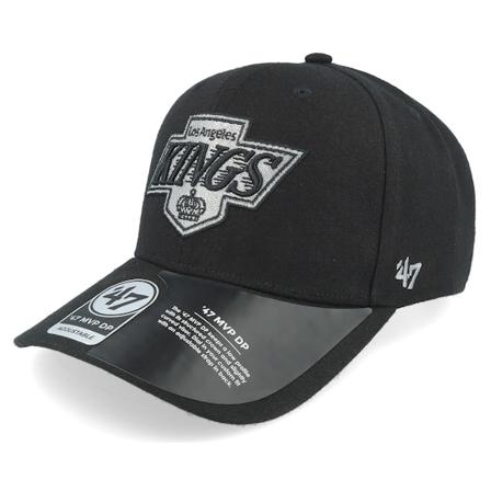 47 Brand - NHL Zwart adjustable Cap - Los Angeles Kings Cold Zone Mvp Deep Profile Black Adjustable @ Hatstore