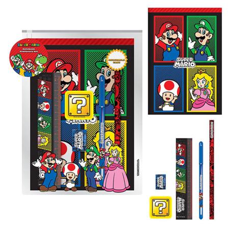 Super Mario Set (paket Med 6) One Size Flerfärgad