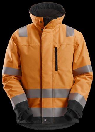Snickers Workwear 1130 KL3 Vinterjakke oransje/svart XXL, Klær