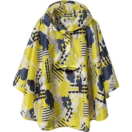 M Gul Moln Lätt Vattentät Rock för Barn - Regnkläder Po