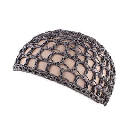 Hæklet hårnet Rayon strikket snood hat tyk kort kvinder hårnet snoods cover ornament til sovende