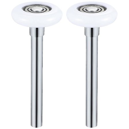 2 st garageport rullar nylon rullar med stång garageport ersättningsrulle