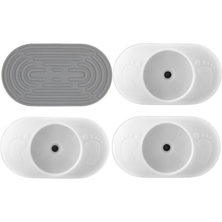 4 Pak Baby Gate Vægskaderbeskytter, Beskyt Vægge & Døråbninger til Pet & Hundegitter, Trykmonteret på Trappegitter, Ingen Skruer Nødvendige