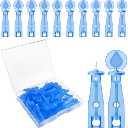 Blackhead Blemish Remover, 50 stk. engangs akne kviser Whitehead Popper Nål Ansikts skjønnhetsverktøy for skjønnhetssalong, hjemmebruk