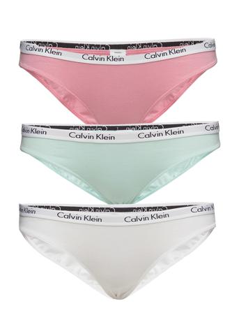 Bikini 3Pk Alushousut Brief Tangat Valkoinen Calvin Klein
