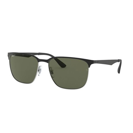 Ray-Ban -Aurinkolasit - Black Rectangular - Ray-Ban RB3569 90049A 59
