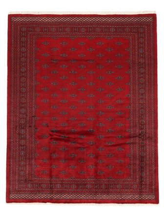 Håndknyttet Pakistan Bokhara 3Ply Teppe 250X311 Mørk Rød/Svart