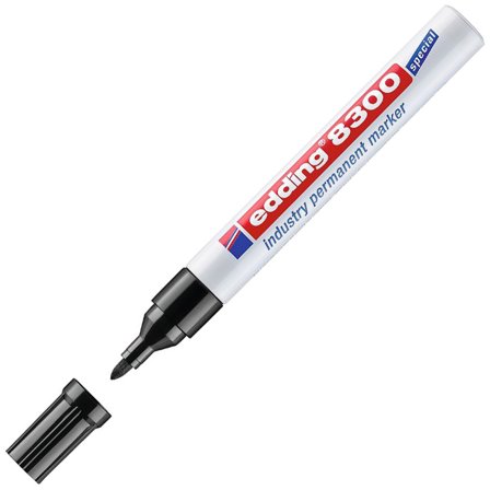 Edding 8300 Industry Permanent Marker Black