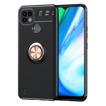 Realme C21 - Ring Skal - Svart/Roséguld Svart/Roséguld