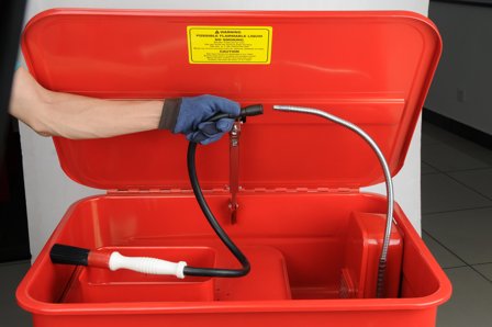 PELA 493523 Børste med slange til vask af små dele, Værksted & køretøj