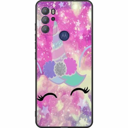 Motorola Moto G60s Svart Skal Unicorn Enhörning