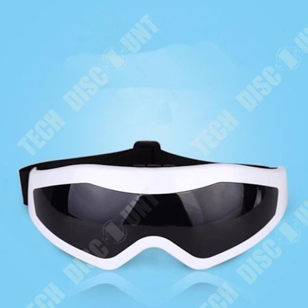 Ögonmassageglasögon - TECH DISCOUNT - Elektrisk - 26 sensorer - 9 nivåer - Bekväm och Effektiv