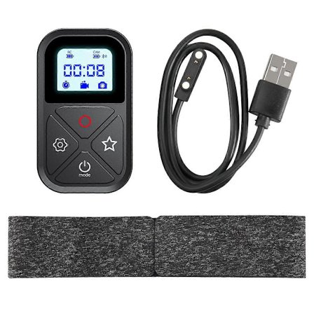 Kaukosäädin GoPro Hero 10 9 8 Max -kameroille, jossa on kiinnitystanko ja ranteeseen kiinnitettävä Bluetooth-yhteensopiva älykäs kaukosäädin