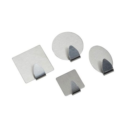 Selvhæftende vægkrog 2-pak