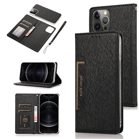 iPhone 12 Pro Max - Plånboksfodral (FLOVEME)