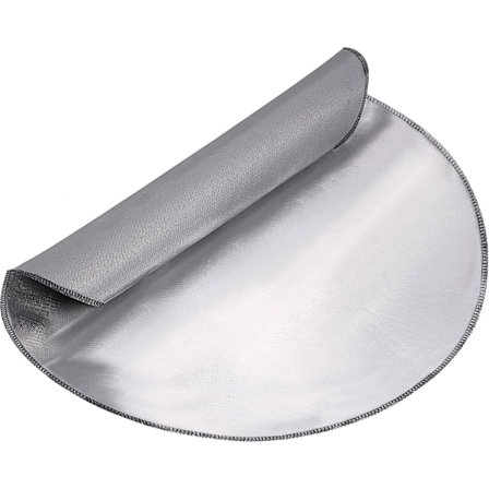 Brannsikker matte 36", Grill og bålpanne Høy temperatur matte, Brannsikker rund grillmatte, BBQ matte, Bål, Plenbeskytter, Dekkbeskytter, Varmeskjold
