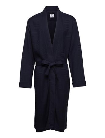 Jbs Of Dk Waffel Bathrobe Fsc Morgenkåpe Badekåpe Blå JBS Of Denmark