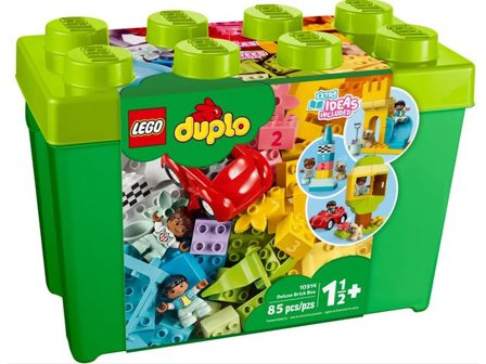 DUPLO Klosslåda deluxe 85 delar - Lyreco - Skola och förskola - Lekmaterial - Bygglek, konstruktion och mosaik