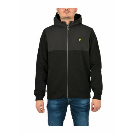 Lyle & Scott, Zip-throughs Zwart, Heren, Maat:M