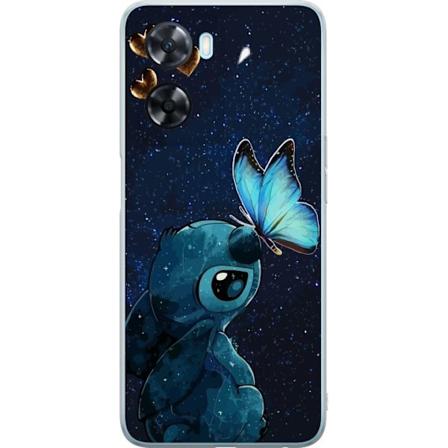 OnePlus Nord N20 SE Gennemsigtig cover Stitch sommerfugl