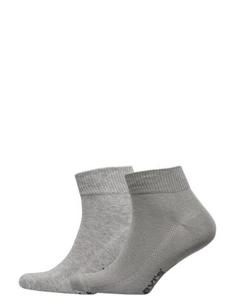 Levis 168Sf Mid Cut 2P Underwear Socks Regular Socks Grå Levi ́s