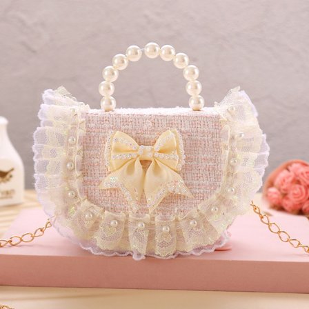 Pearl Handväska Axelväska ROSA