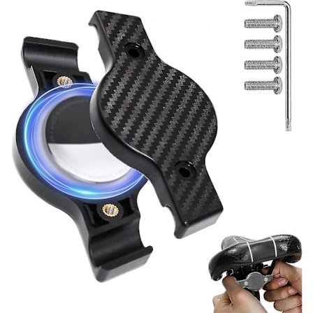 Til Airtag cykelholder, tyverisikret Air Tag cykelholder, Airtag mountainbike tyverisikringsbeskyttelse med skruer og værktøj(1stk)