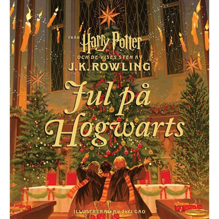 Jul på Hogwarts (inbunden)