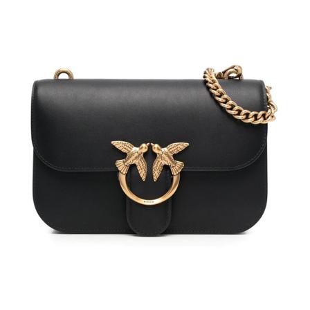 Pinko, Cross Body Bags Zwart, Dames, Maat:ONE Size