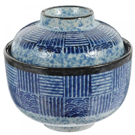 Premium Keramiska Soppskålar, Miso Skålset med Värmebevarande Lock