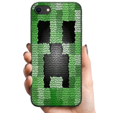 Kompatibelt Mobildeksel til Apple Apple iPhone SE (2022) Creeper / Minecraft