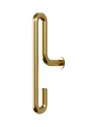 MOEBE Wall Hooks Small 2-Pack - Gold - ONE SIZE