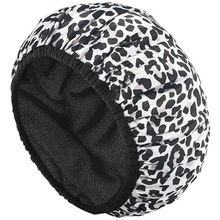 Brusehætte, frottéforede brusehætter, tredobbelt lag stor brusehætte kompatibel