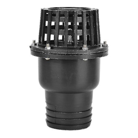 Vandpumpe Fodventil Sort Pvc Lavtryk Flade Tjekventil Til Væske Maskine(3in)