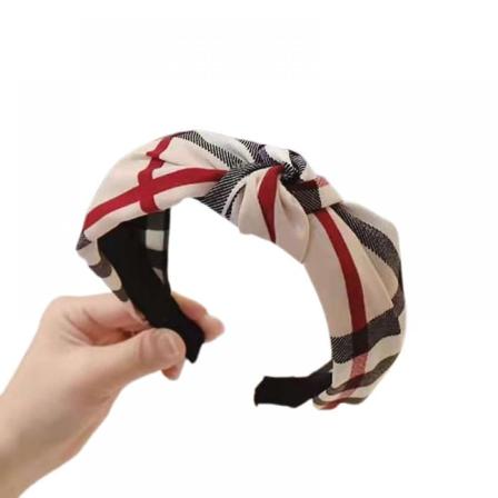 Hodebånd for kvinner 2 pakker stoff hårbånd tilbehør elastisk hodebånd søt utendørs hårtilbehør, wz-1837 (FMY)