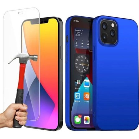 Cover til iPhone 12 Mini - E.F.CONNECTION - Blød silikone - Beskyttelse mod stød og ridser - Blå