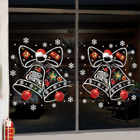 ##/Jouluinen talvinen lumimiespingviini-ikkuna-tarrat uudelleenkäytettävät joulukuusi##/