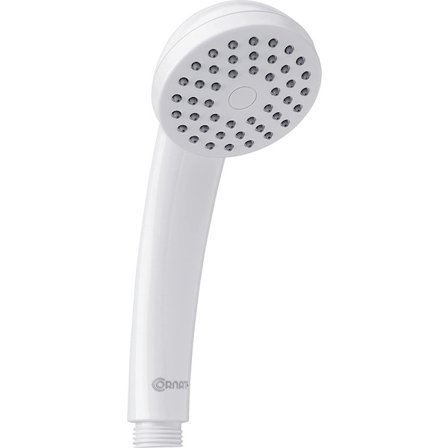 Hand shower 67 mm main diameter 1 jet type - anti-lime