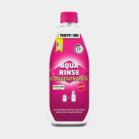 Flush water additive for portable toilet / chemical toilet Thetford Aqua Rinse, concentrated, 750 ml