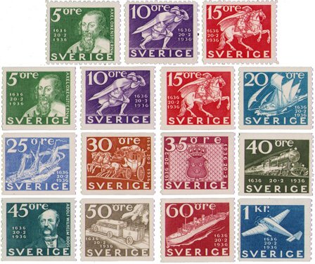 Sverige - AFA 231-242+231B-233B - Postfrisk sæt